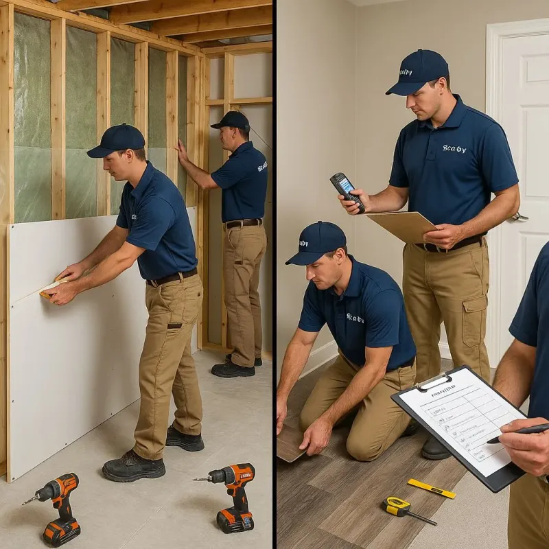 Repairs and Reconstruction process in Mazomanie, WI
