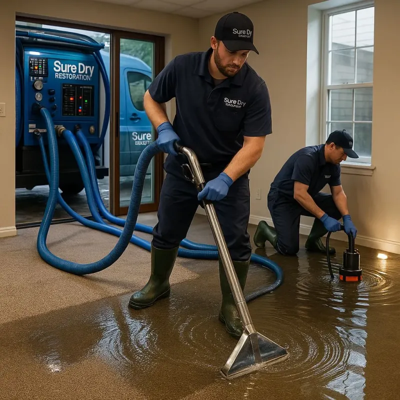 Water Extraction and Removal process in Mazomanie, WI